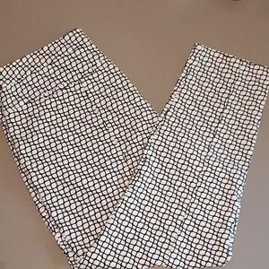 Adrianna Papell white and black Dress Pants